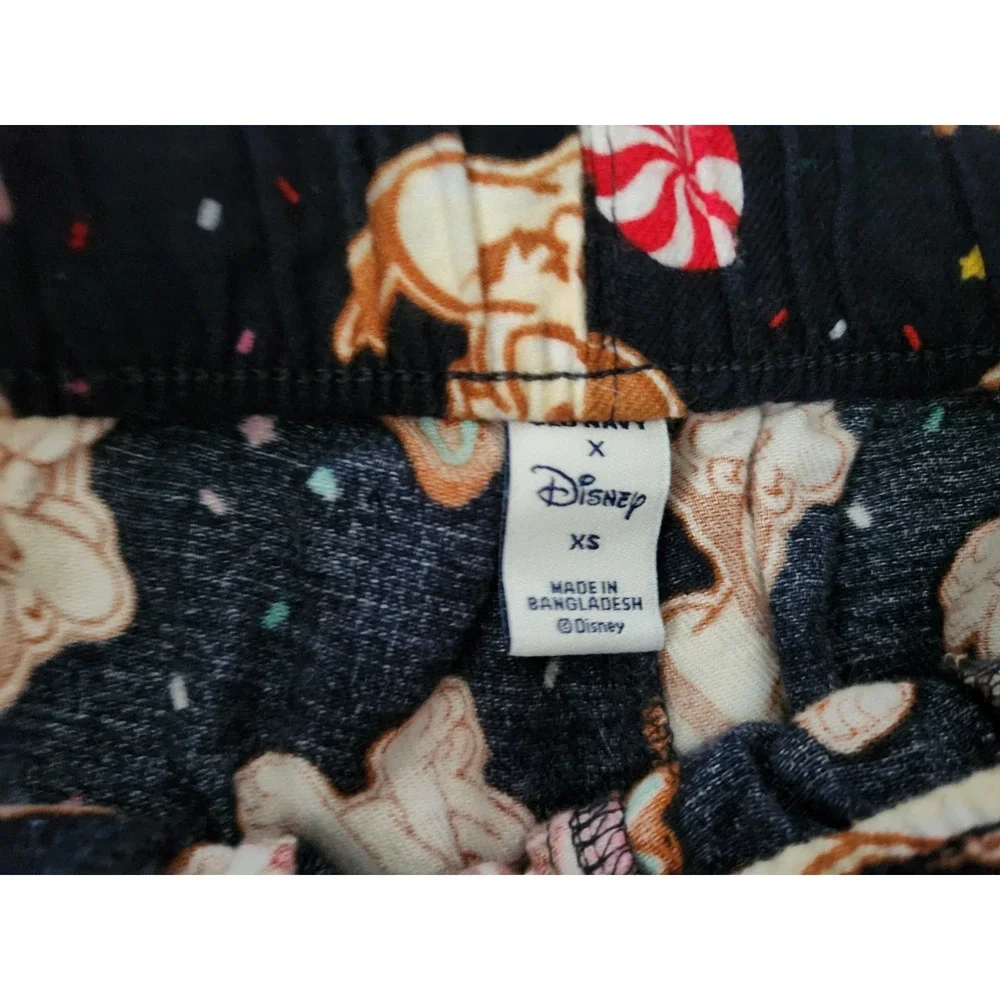 Old Navy x Disney Mickey Mouse Christmas Flannel Pajama Pants Women's Size XS...